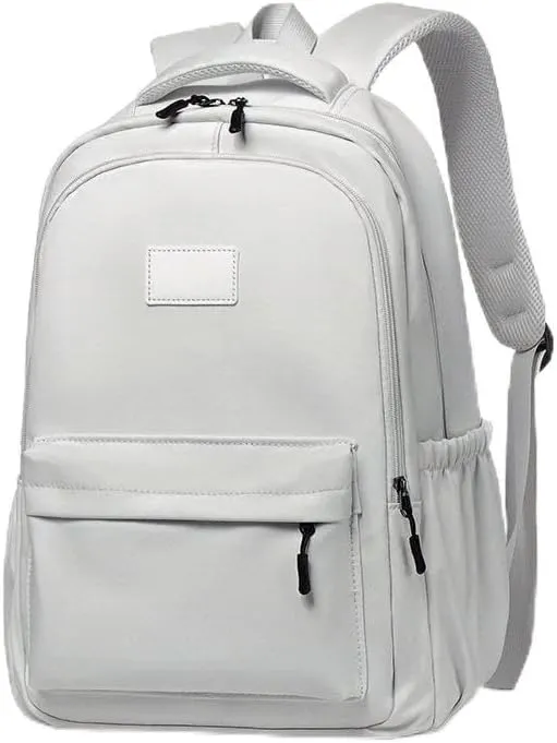 Large capacity Japanese Korean backpack trend fashion daily travel backpack (white)