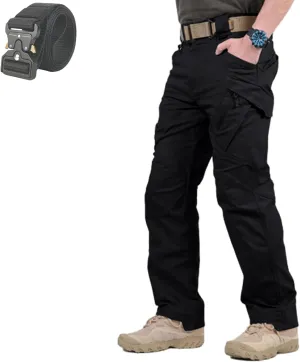 Lespartan Motorcycle Pants, Tear-Resistant Tactical Pants, Lightweight Quick-Drying Waterproof Camo Cargopant