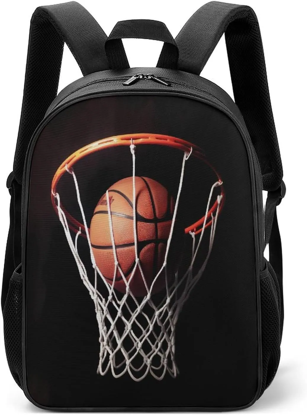 Lightweight Backpacks Cute Travel Bag Durable Basketball Printing Small Travel Backpack For Women & Men