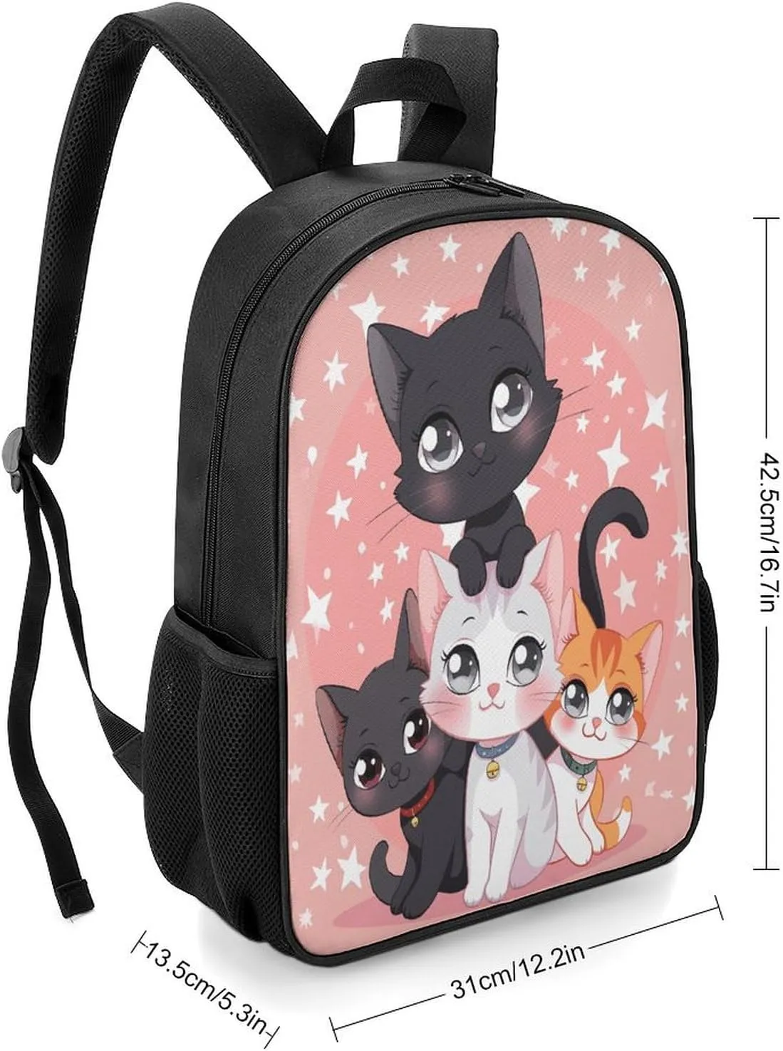 Lightweight Backpacks Cute Travel Bag Durable Cartoon Little Zoon Printing Small Travel Backpack For Women & Men