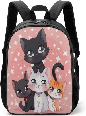 Lightweight Backpacks Cute Travel Bag Durable Cartoon Little Zoon Printing Small Travel Backpack For Women & Men