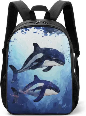 Lightweight Backpacks Cute Travel Bag Durable Organism Underwater Printing Small Travel Backpack For Women & Men
