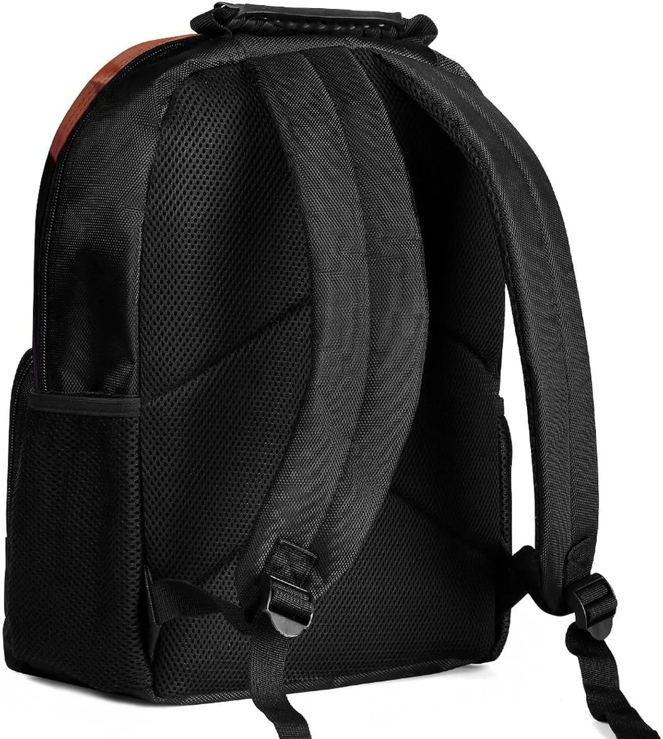 Lightweight Daypack for Camping Business Walking Cycling - Large Capacity Anti-Theft Multipurpose Bookbag, Afro Women African American Black Woman Floral Art Gym Outdoor Hiking Backpack