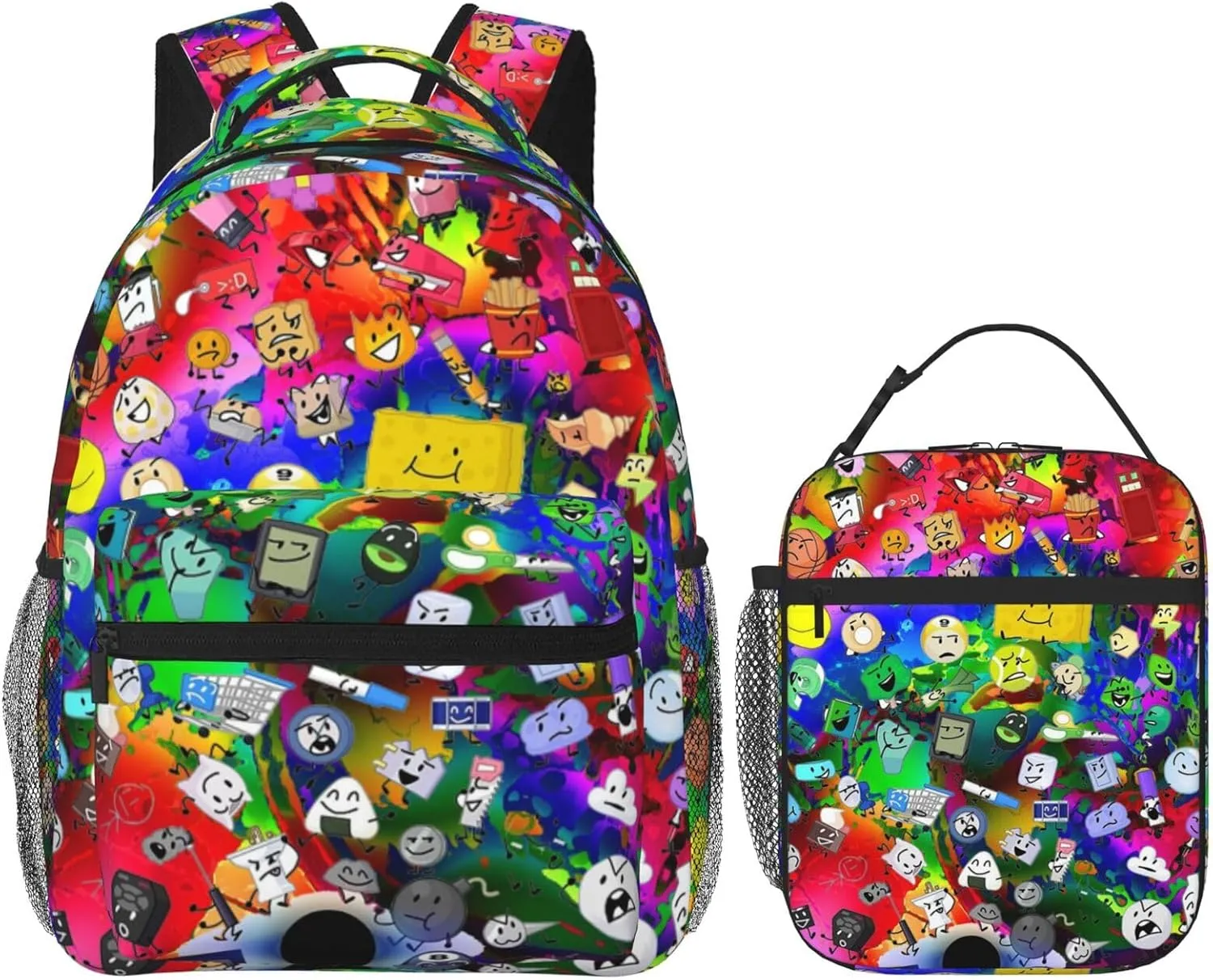 Lightweight Hiking Daypacks Backpack With Lunch Box Sets Adjustable Shoulder Straps, Black3