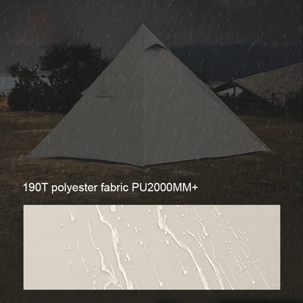 Lightweight Waterproof Camping Tent for 2-3 Person Hiking Camping Outdoor Family Tent with Top Rainfly
