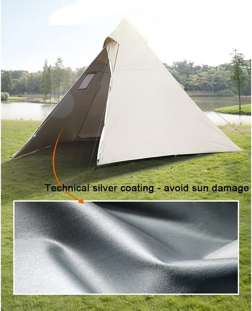 Lightweight Waterproof Camping Tent for 2-3 Person Hiking Camping Outdoor Family Tent with Top Rainfly