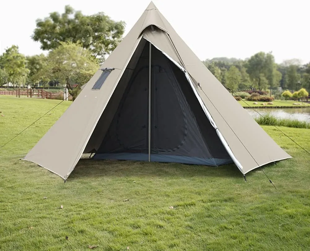Lightweight Waterproof Camping Tent for 2-3 Person Hiking Camping Outdoor Family Tent with Top Rainfly