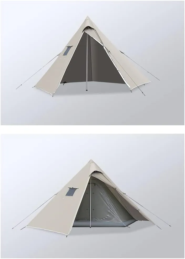 Lightweight Waterproof Camping Tent for 2-3 Person Hiking Camping Outdoor Family Tent with Top Rainfly