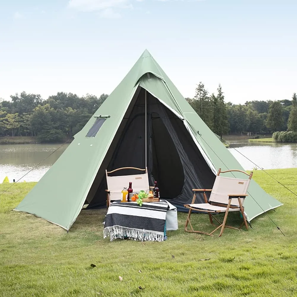 Lightweight Waterproof Camping Tent for 2-3 Person Hiking Camping Outdoor Family Tent with Top Rainfly