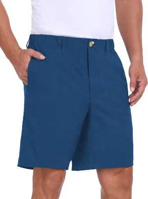 Little Donkey Andy Men's Bermuda 9 Inch Lightweight Quick Dry Stretch Shorts Golf Hiking Travel
