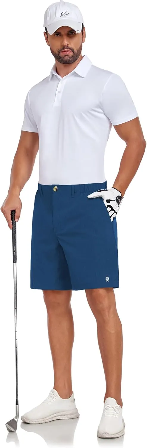 Little Donkey Andy Men's Bermuda 9 Inch Lightweight Quick Dry Stretch Shorts Golf Hiking Travel