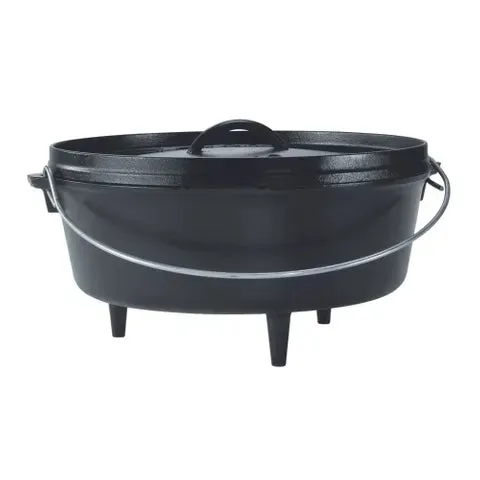 Lodge Camp Cast Iron Dutch Oven - 5.6L 30cm