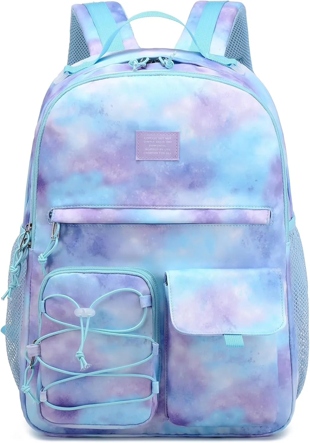 Lohol Galaxy Backpack for Kids Teen Girls, Casual Daypack with Anti Theft Pocket for Travel School (Galaxy C)