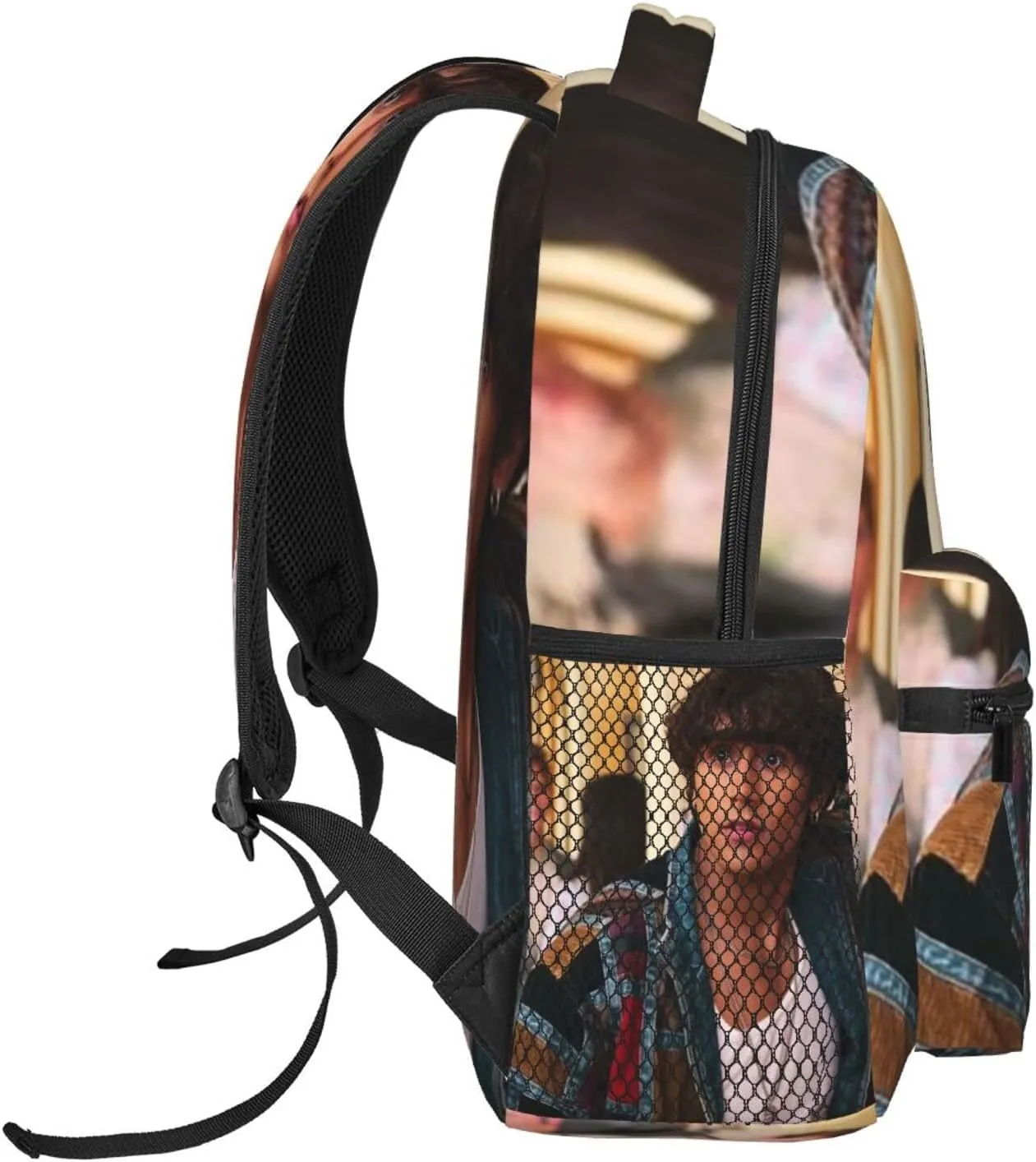M-ichael Cimino Casual Student Backpack With Adjustable Shoulder Straps And Cushioned Back For Comfort Black