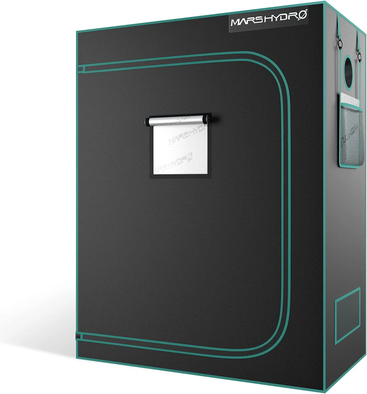 MARS HYDRO 4x2x5 Advanced Grow Tent, 48"x24"x60" High Reflective Mylar 1680D for Hydroponics Indoor Plant Growing, with Observation Window,Floor Tray and Smooth Zipper for TSL2000/SP3000