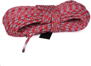 MaxS Climbing Auxiliary Rope Static Rope Safety Rescue Rope Diameter 10mm (Red, Length:30Meter)