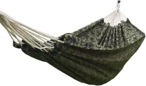 MDybf Double Hammock Military Green Two-Color Outdoor Camping Hammock Camouflage Oxford Cloth Hammock Dirt-Resistant Camouflage Hammock
