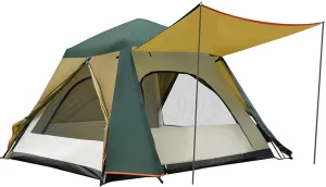 Men Tent, Waterproof and Easy Set Up, Lightweight Camping Tent 3-4 Persons Double Layers Waterproof Backpacking, Ideal for Hiking Camping