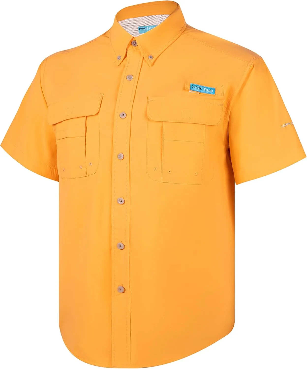 Men's UPF UV 50  Sun Protection Magellan Fishing SPF Camping Hiking Short Sleeve Shirts