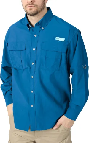 Men's UV UPF 50  Sun Protection Magellan Fishing Waterproof SPF Hiking Camping Long Sleeve Shirts