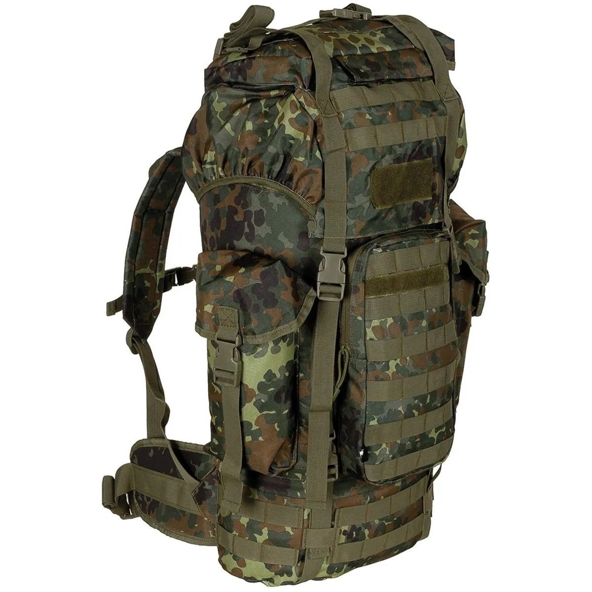 MFH Brand army BW combat tactical Molle 65L backpack aluminum rod field bag NEW