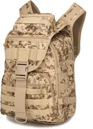 Military Tactical Backpack for Men Women 35L, Hiking Trekking Rucksack Molle Bag for Traveling Mountain Hunting