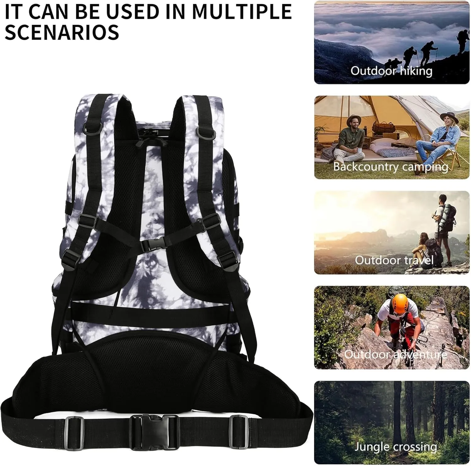 Military Tactical Backpack Waterproof Outdoor Hunting Backpack Large Capacity Hunting Day Pack