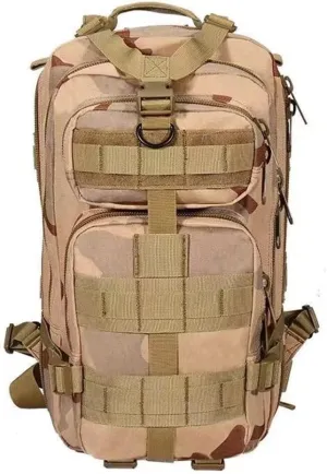 Military Tactical Camo Backpack for Men 40L Large Waterproof Camo Backpack for Hunting Tactical Travel Backpack (Desert Camo N1)