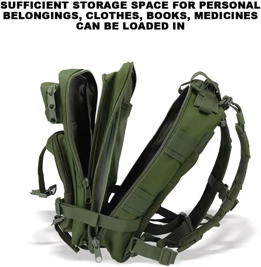 Military Tactical Camo Backpack for Men 40L Large Waterproof Camo Backpack for Hunting Tactical Travel Backpack (Desert Camo N1)