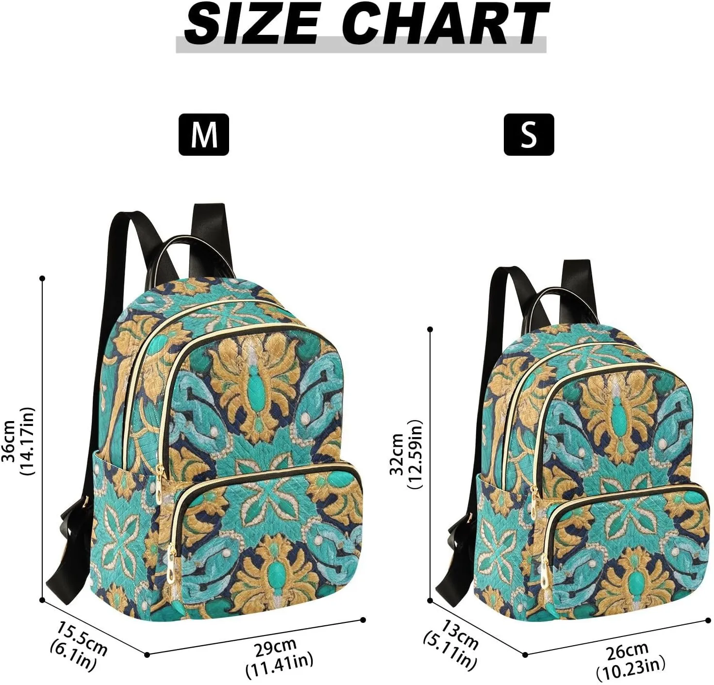 Mini Backpack Quilted Purse for Womens Small Backpack Daypack Embroider Pattern for Travel Daily Work,Multi10