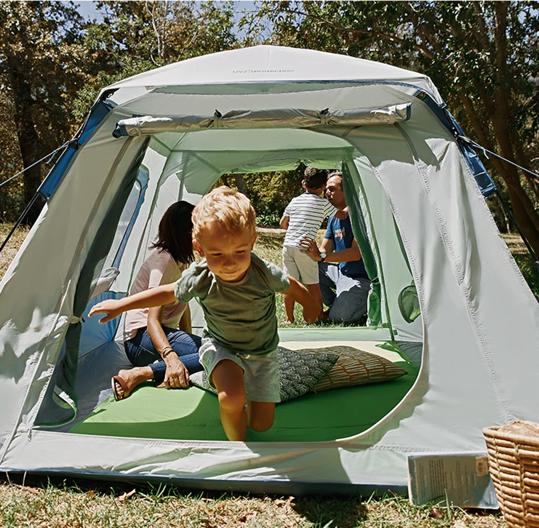 Mobi Garden Ling Dong 180 Space 4 person tent - Sky Blue