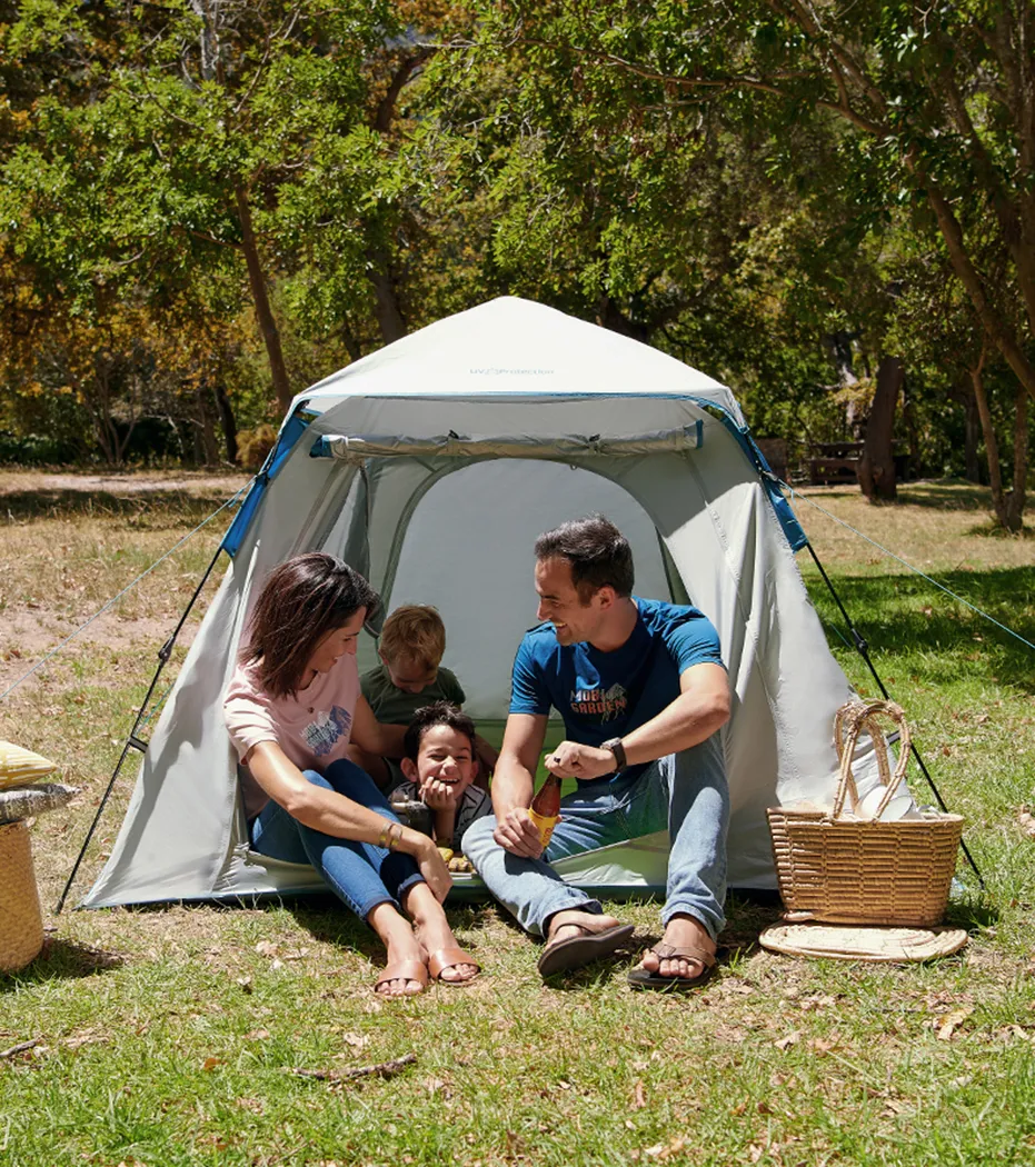 Mobi Garden Ling Dong 180 Space 4 person tent - Sky Blue