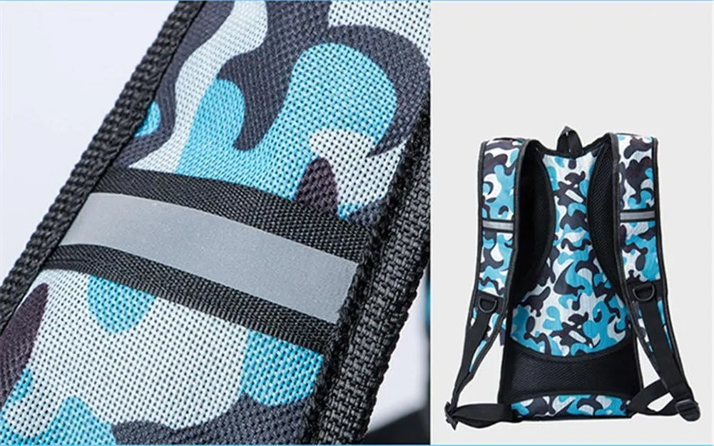 Monvecle Hydration Water Backpack with 2L Free Water Bladder Perfect for Running Cycling Hiking Climbing Pouch and Skiing