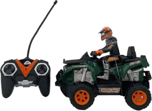 Mossy Oak: Remote Control Vehicle - Off Road ATV & Rider - 1:16 Scale, Camo RC Toy w/Figure, Wireless, Full Function Controller, 27 MHz, Kids Ages 6 