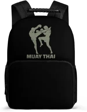Muay Thai Travel Laptop Backpack 16 Inch Computer Bag Casual Daypack for Business Hiking