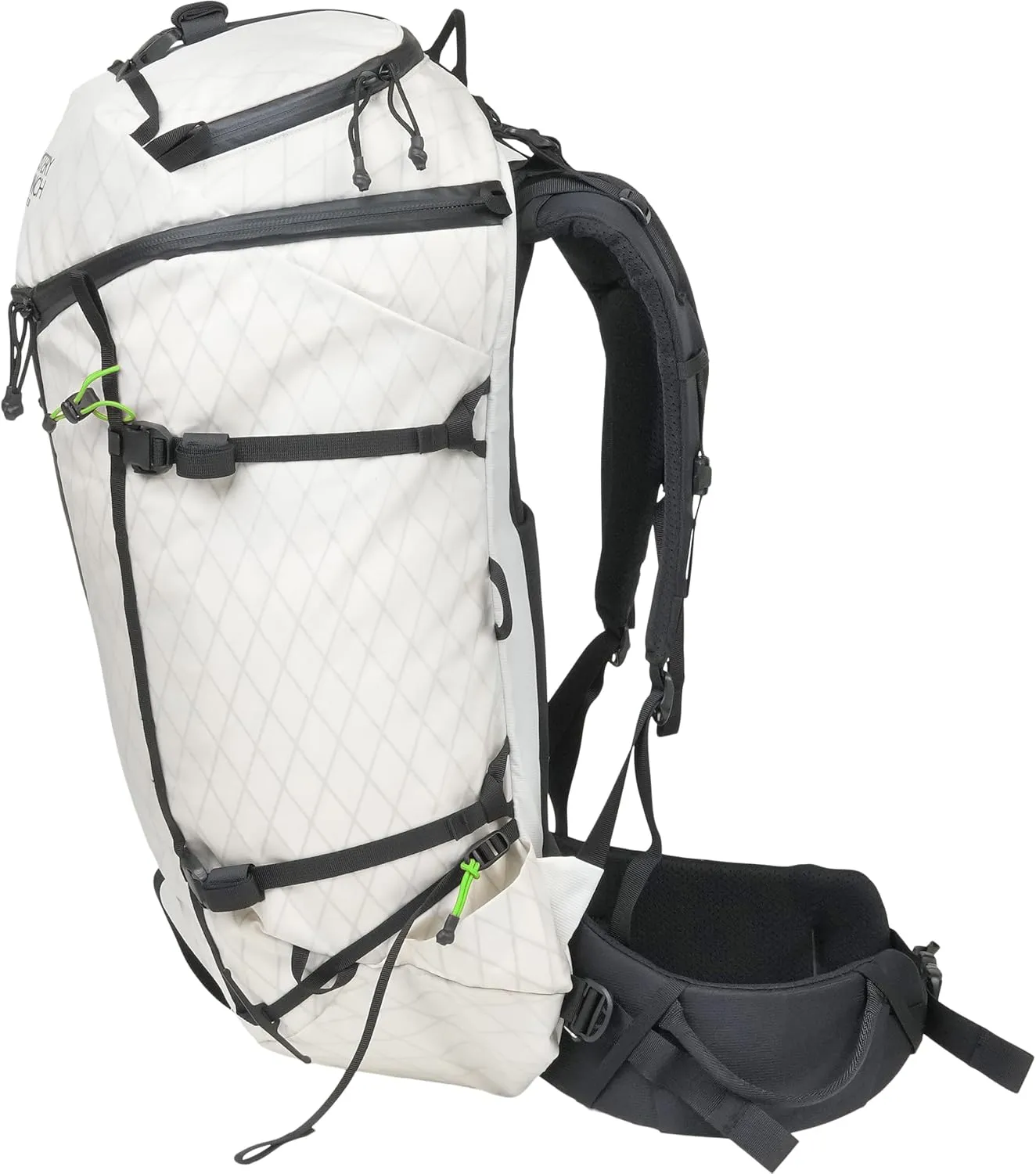 Mystery Ranch Scree 33 Backpack - Technical Hiking Daypack, White/Limeade, S
