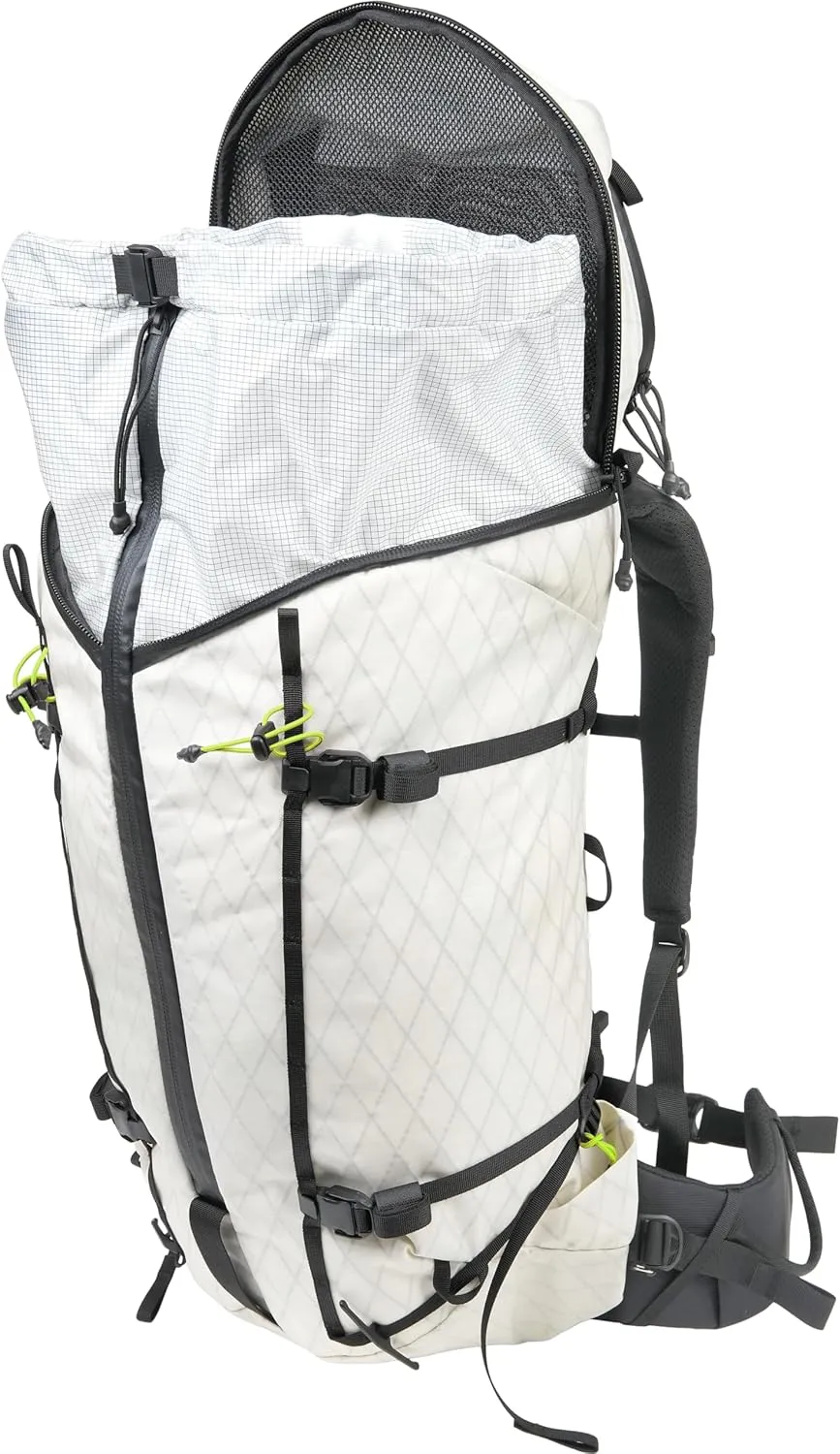 Mystery Ranch Scree 33 Backpack - Technical Hiking Daypack, White/Limeade, S