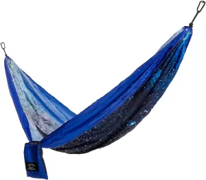 Nags Head Hammocks Double Galaxy Camping Hammock with 2 Tree Straps, Triple Stitched Durable Nylon Material, Compact Design for Backpacking, Travel, Beach, Backyard, Patio, Hiking