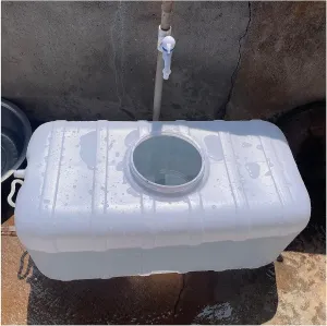 NAKAN Large Storage of Buckets, Water Containers with Faucet, for Outdoor Wild Camp Hunting Self -Driving Travel Emergency Car Water Tank(Color:200L)