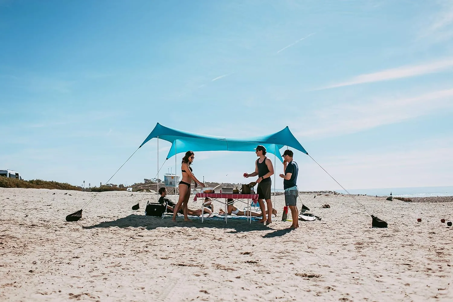 Neso 2 Extra Poles for a Beach Tent with Patented Pole Base (Gigante)