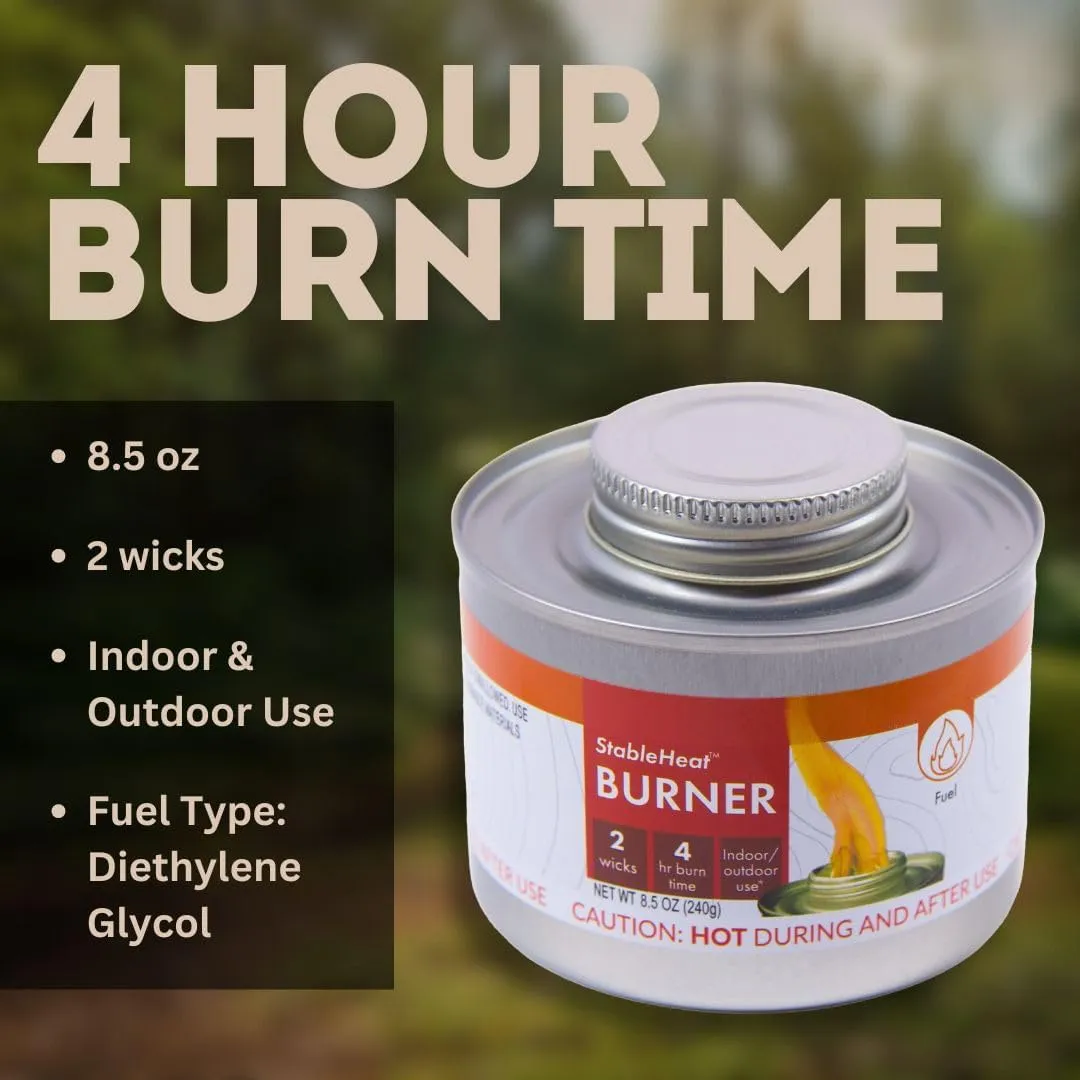 New & Improved! Emergency Cooking Fuel Premium Storage Set, 20  Year Shelf Life | Available in 4 Cans, 12 Cans, or 24 Can Packs