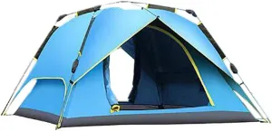 NIEH Beach Tent,Sun Shelter,3-4 People Outdoor Easy Set Up Camping Waterproof Hiking Double Layer Green 91x91inch