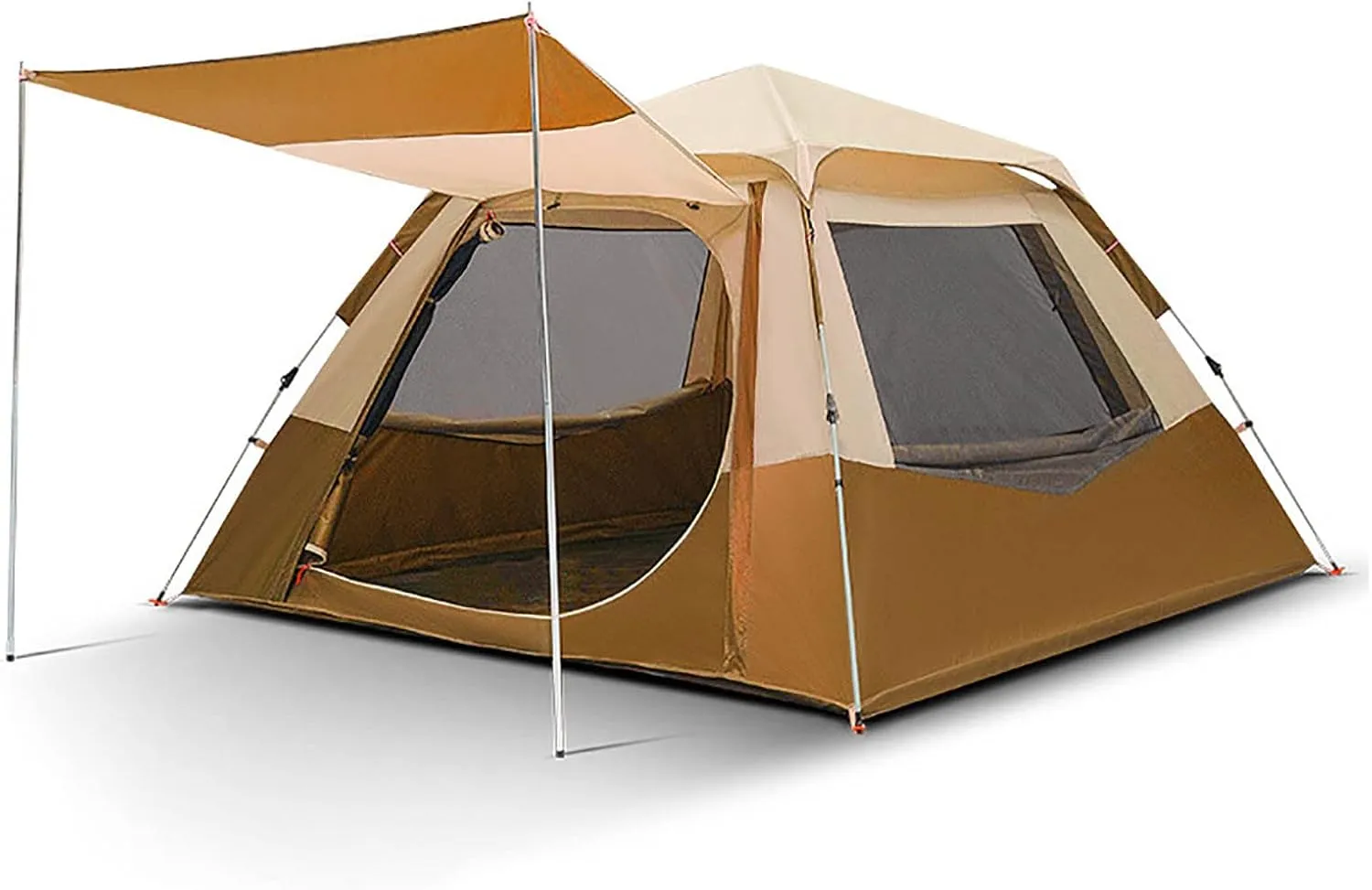 NIEH Outdoor Camping Tent, 3-4 Person Instant Family Camping Tent - Pop-Up Quick Setup Outdoor Tents Automatic Tents for Parties,Picnic, Outdoors Travel,Camping