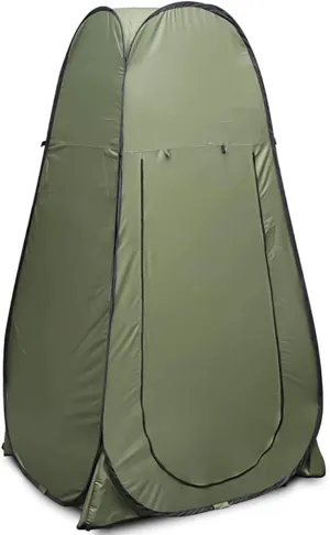 NIEH Outdoor Privacy Tent Pop Up Shower Tent Instant Portable Outdoor Privacy Tent, Camp Toilet, Changing Room, Rain Shelter with Window – for Camping and Beach