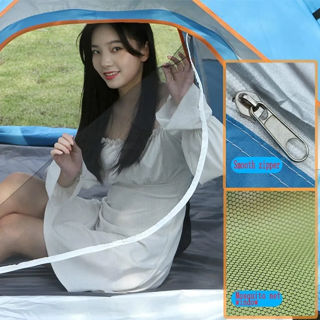 NIEH Tents Dome Frame Pop-Up Outdoor Camping Thickened Rainproof 2-3 People Automatic Field Sunscreen Camping Picnic Ultra-Lightweight Equipment Pop Up