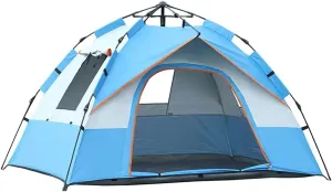 NIEH Tents Dome Frame Pop-Up Outdoor Camping Thickened Rainproof 2-3 People Automatic Field Sunscreen Camping Picnic Ultra-Lightweight Equipment Pop Up