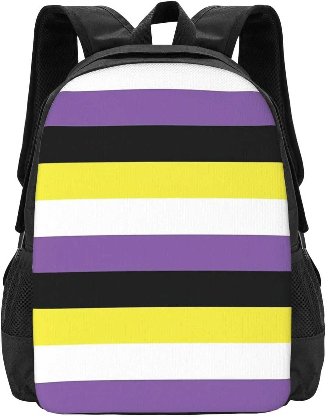 Non-Binary Pride Flag Lightweight Packable Backpack Travel Casual Hiking Daypack Foldable Backpack For Men Women