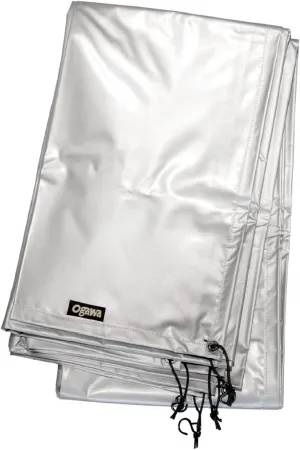 Ogawa 1435 Tent Sheet, PVC Multi-Sheet, Twin Resta, for Full Inner Use, Silver (Light Gray)