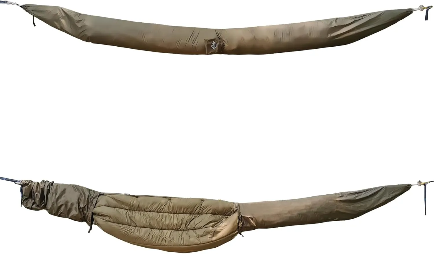 Onewind Hammock Sleeve 12ft, Lightweight and Compact Camping Hammock Storage and Cover 12' Large for Hammock, Underquilt Combo, Topquilt, OD Green