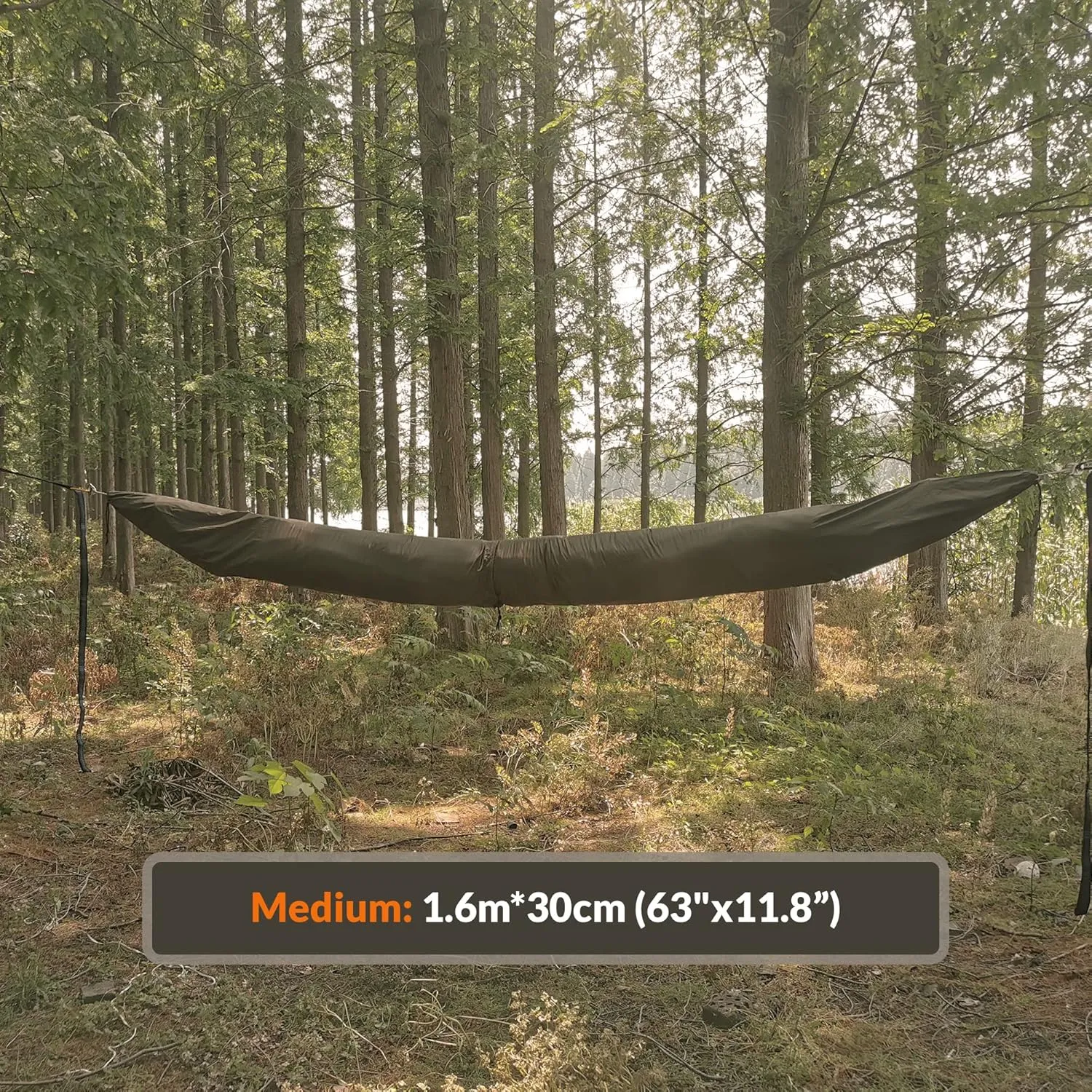 Onewind Hammock Sleeve, Lightweight and Compact Camping Hammock Storage and Cover 11'' Medium for Hammock, Thin Underquilt, Topquilt, OD Green